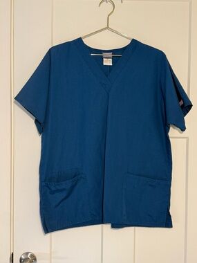 Cherokee Scrub Tops Set of 2 Black Teal Size Medium